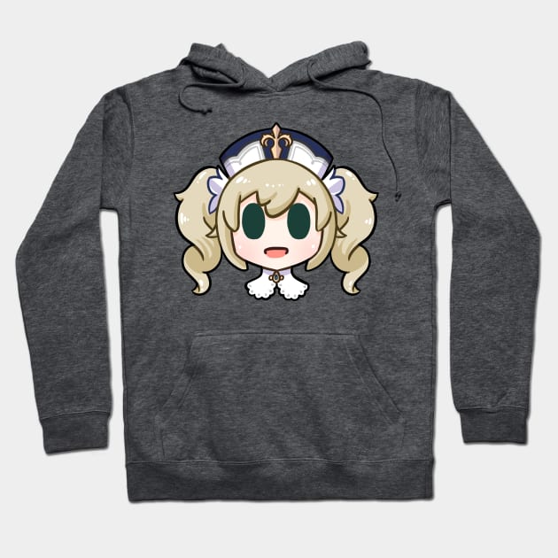 Genshin Impact Barbara chibi head Hoodie by Oricca